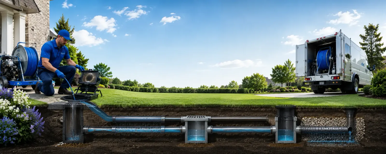 Outdoor drain cleaning information for Okemah, OK